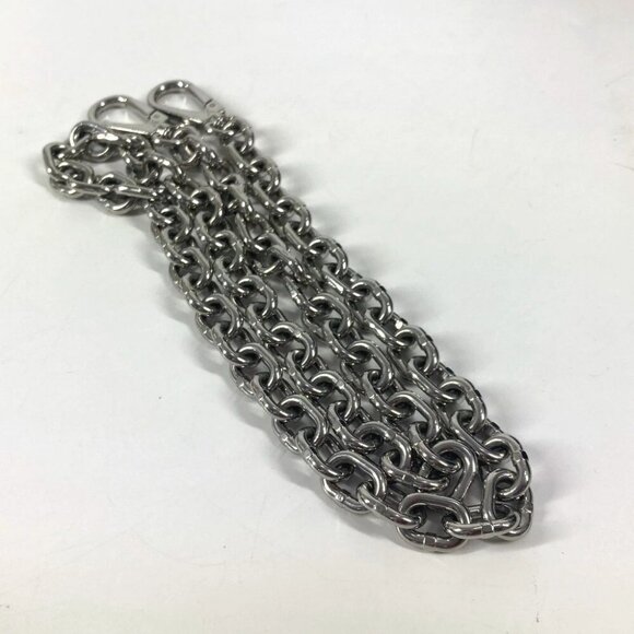 LOUIS VUITTON M52350 Trompe l'oeil Chain 2WAY Shoulder Bag Hand Bag Leather Navy - Picture 8 of 11